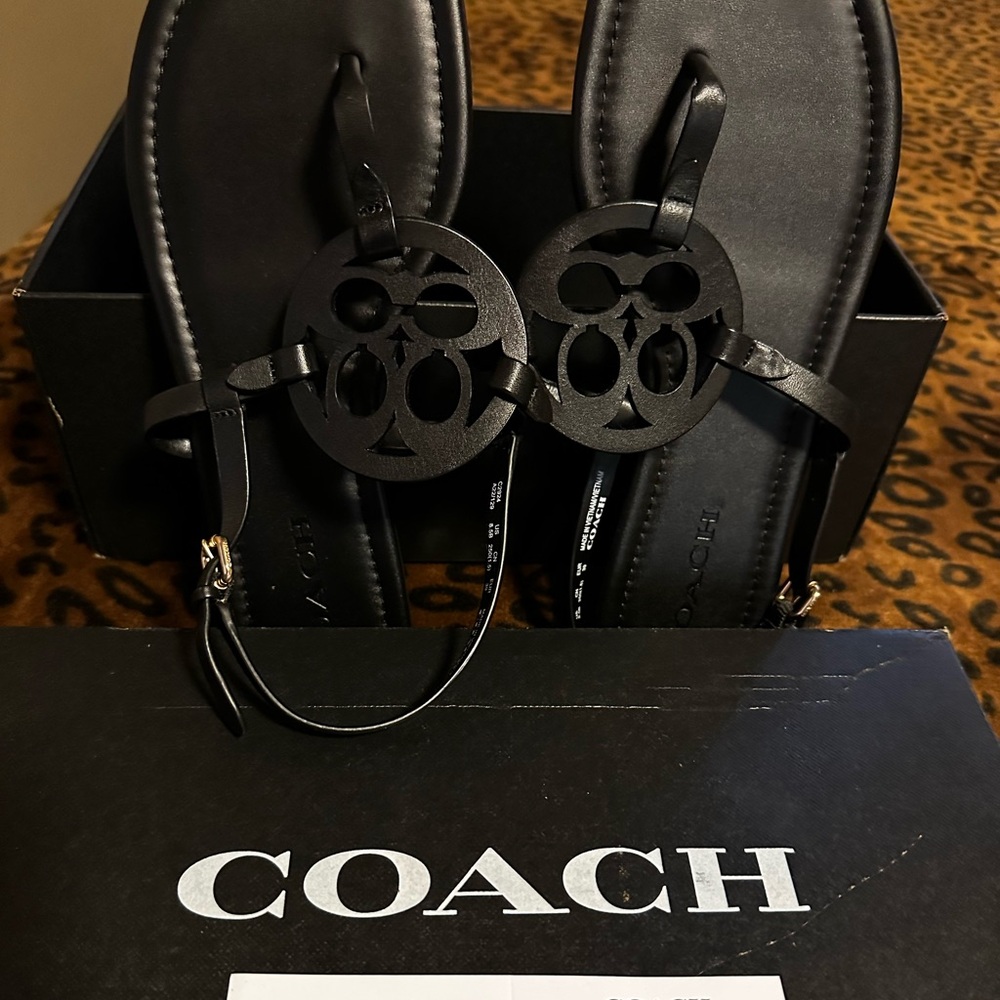 Coach sandals 8.5